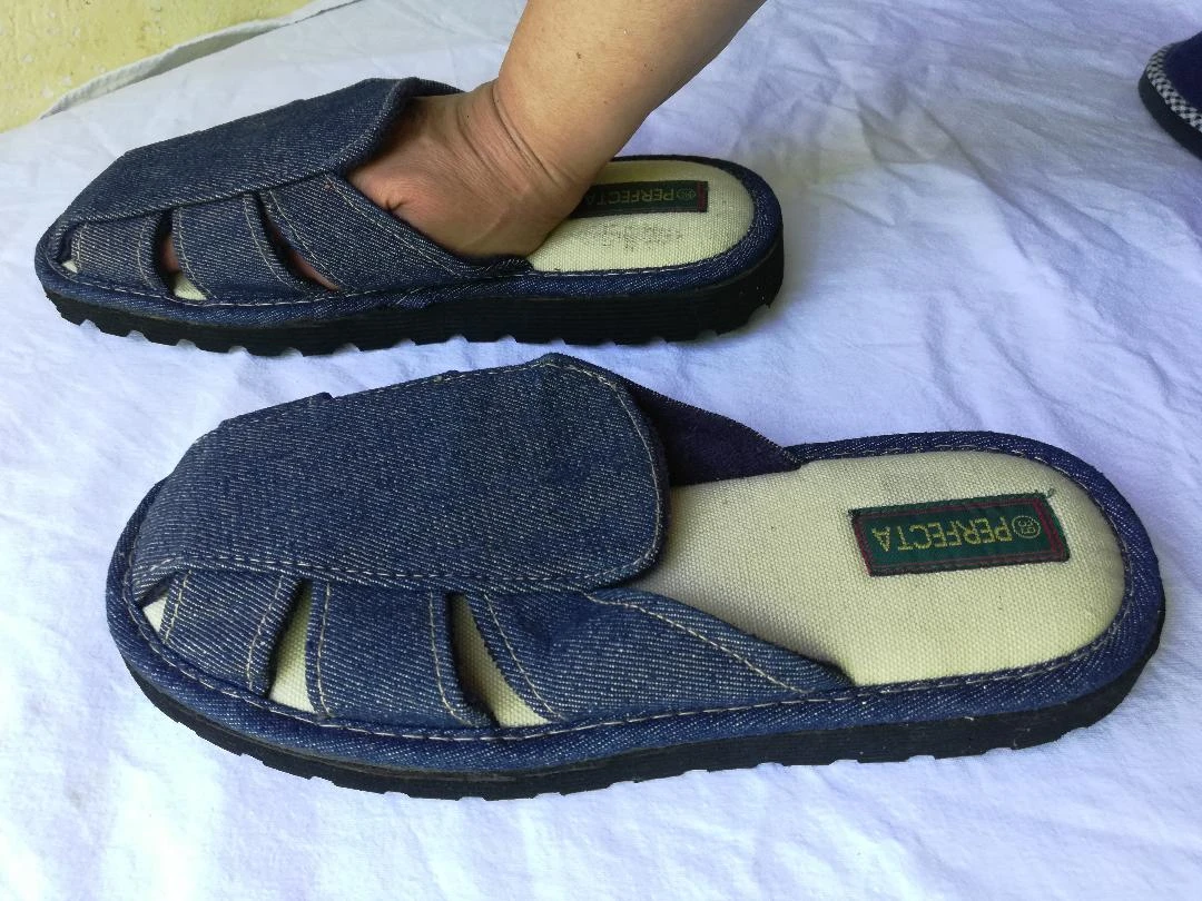 Par de mulas (también se pueden usar como pantuflas) de mezclilla talla 39-nueva – photo 5